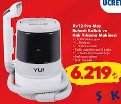 YUİ XV12 PRO MAX BUHARLI KOLTUK VE HALI YIKAMA MAKİNESİ fiyat ve kampanya bilgisi